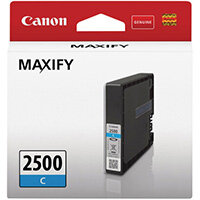 Canon PGI-2500 C ( 9301B001 ) Cyan Ink Cartridge Original - for MAXIFY iB4050, iB4150, MB5050, MB5150, MB5155, MB5350, MB5450, MB5455