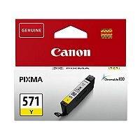 Canon CLI-571 Y ( 0388C001 ) Yellow Ink Cartridge Original - for PIXMA TS5051, TS5053, TS5055, TS6050, TS6051, TS6052, TS8051, TS8052, TS9050, TS9055