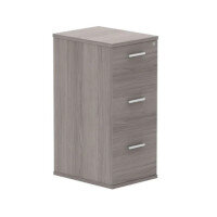 Core Filing Cabinet 3 Drawers Office Storage Unit Alaskan Grey Oak