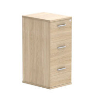 Core Filing Cabinet 3 Drawers Office Storage Unit Canadian Oak