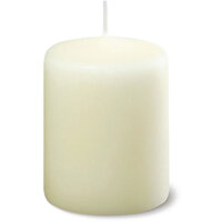 Ivory Pillar Short 3inch Candle (Pack of 12)