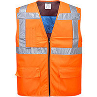 Portwest CV02 Hi-Vis Cooling Vest Orange S/M