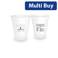 12oz PLA Cold Cup - Earthpak, 96mm Diameter, Compostable Pack of 1000