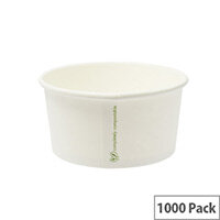 Compostable 6oz/180ml Disposable Containers Hot or Cold Treats Ice Creams Soups Pack of 1000 Compostable 6oz/180ml Disposable Containers Hot or Cold Treats Ice Creams Soups Pack of 1000