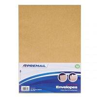 Premail C4 Peel & Seal Envelopes Manilla Pack of 10 - Convenient and Secure Mailing Option