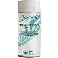 2Work High Power Spray Computer Air Duster 400ml Can - Ideal for use on keyboards, printers, photocopiers and large machinery 2Work High Power Spray Computer Air Duster 400ml Can - Ideal for use on keyboards, printers, photocopiers and large machinery