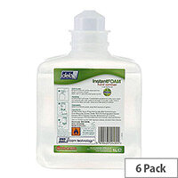 Deb Instant Foam Sanitiser 1 Litre Refills Cartridges Pack 6