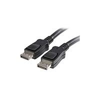 StarTech 6 ft Certified DisplayPort 1.2 Cable with Latches M/M DisplayPort 4k DisplayPort Male Digital Audio/Video DisplayPort Male Digital Audio/Video 6ft Black