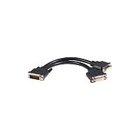 StarTech LFH 59 Male to Dual Female DVI I DMS 59 Cable 2 x DVI-D (Dual-Link) Female 1 x DMS-59 Male Black