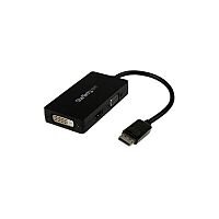 StarTech Travel A/V adapter: 3-in-1 DisplayPort to VGA DVI or HDMI converter