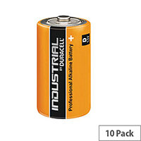 Duracell Industrial D Alkaline Batteries Pack 10 81451917