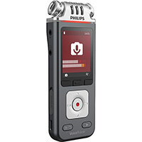 Philips DVT7110 Voice Tracer for Professional Video Creation 96mHz Recording 8GB - 3x Mic, Stereo, Micro SD Slot, Large LCD Display Philips DVT7110 Voice Tracer for Professional Video Creation 96mHz Recording 8GB - 3x Mic, Stereo, Micro SD Slot, Large LCD Display