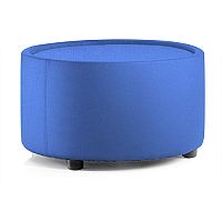 Neo Round Reception Coffee Table Blue Fabric Neo Round Reception Coffee Table Blue Fabric