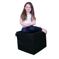 Elephant Cube Chair 450x450x400mm Urban Black Elephant Cube Chair 450x450x400mm Urban Black
