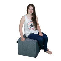 Elephant Cube Chair 450x450x400mm Smoke Grey Elephant Cube Chair 450x450x400mm Smoke Grey