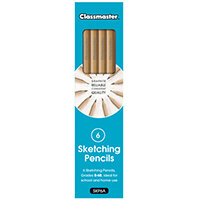 Classmaster Sketching Pencils Pack of 6 SKP6A