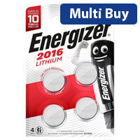 Energizer Lithium CR2016 Batteries - 4-Pack, Long-Lasting Power