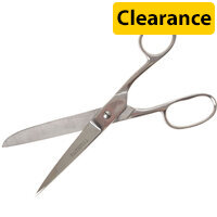 Faithfull Sewing Scissors 200mm (8in) - High-Quality, Precision Cutting for Tailoring and Crafts