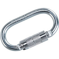 Portwest FP33 Twist-Lock Carabiner Silver