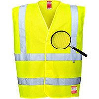 Portwest FR71 Bizflame Antistatic Vest Yellow SM Portwest FR71 Bizflame Antistatic Vest Yellow SM