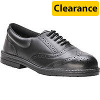 Portwest FW46 Steelite Executive Brogue S1P Black Size 46 Regular Fit
