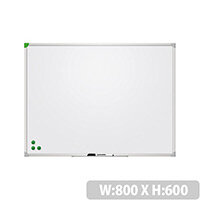 Franken Magnetic Whiteboard U-Act!Line 800x600mm Lacquered White SC916080 Franken Magnetic Whiteboard U-Act!Line 800x600mm Lacquered White SC916080