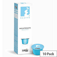 Delicato Ecaffe Caffitaly Decaffeinated Coffee Pods Sleeve of 10 Capsules Delicato Ecaffe Caffitaly Decaffeinated Coffee Pods Sleeve of 10 Capsules