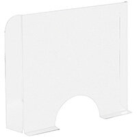 Exacompta Sneeze Guard Cashier Protection Stand 95x68cm 80058D