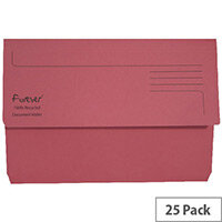 Guildhall Forever Bright Pink Document Wallet Pack of 25 211/5002