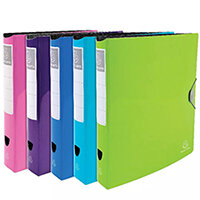 Iderama A4 Polypropylene Ring Binder Assorted Pack of 6 54870E Iderama A4 Polypropylene Ring Binder Assorted Pack of 6 54870E