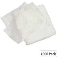 5 Star Pack of 1000 Bin Liners Gauge 28 Office Bin Bags 30L White