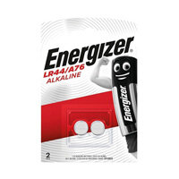 Energizer Pack Of 2 LR44 (A76) Button Cell Coin Batteries 1.5V