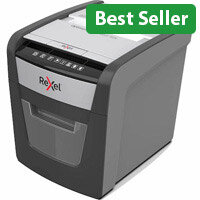 Rexel Optimum Auto Feed+ 50-Sheet Automatic Cross Cut Paper Shredder - P-4 Security - 20L Bin