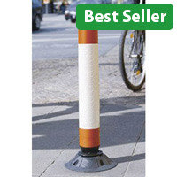 Durable Red 1m Flexible Post Impact Resistant Reflective