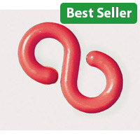 Connecting Links 6mm S Hook Pack of 10 Red 360081