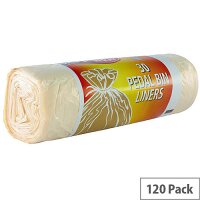 Safewrap Pack of 4 Standard 15L Pedal Bin Liner 30 Per Roll Safewrap Pack of 4 Standard 15L Pedal Bin Liner 30 Per Roll