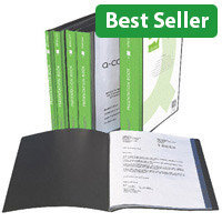 Q-Connect Presentation Display Book 10-Pocket Black