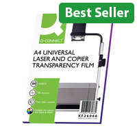 Q-Connect Clear OHP Transparency Film A4 Pack of 100