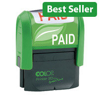 Colop Green Line Word Stamp PAID GLP20PAID