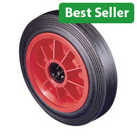 Polypropylene Centre With Rubber Tyre Load Capacity 200kg Plain Wheel Diameter 200mm