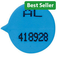 Go Secure Numbered Round Seal Blue (Pack of 500) S3B