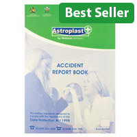 Astroplast A4 Accident Report Book - Compliant Workplace Health & Safety Documentation 5401012