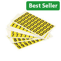 Pack of self-adhesive numbers 0 - 9