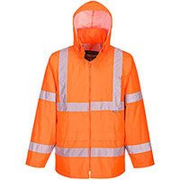 Portwest H440 Hi-Vis Rain Jacket Orange 3XL