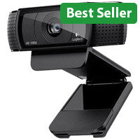 Logitech HD Pro Webcam C920 (Ref 960-001055) - Full HD 1080p with Stereo Audio - Ideal for Online Meetings