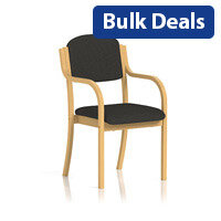 Madrid Boardroom & Visitor Chair Black Without Arms