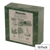 Numatic Pack of 10 Vacuum Cleaners Spare Bags for Henry Extra & Hetty Dustbags