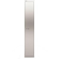 Bisley 1 Door Steel Locker Silver D305xW305xH1802mm 5 Year Warranty