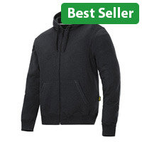 Snickers Classic Zip Hoodie Black Size M Regular WW4