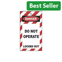 Lockout Tags Do Not Operate Locked Out Double Sided 10 Pack